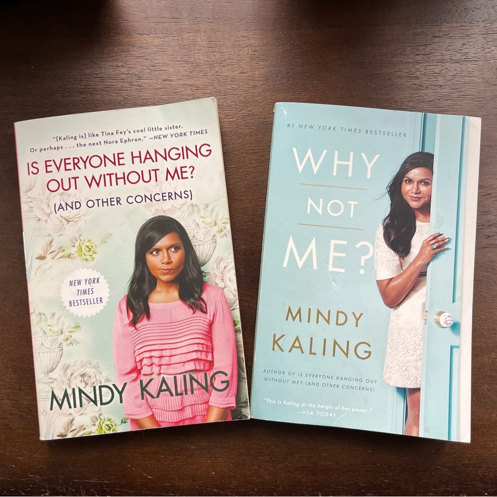 Mindy Kaling Books - Is Everyone Hanging Out Without Me? and Why Not Me?